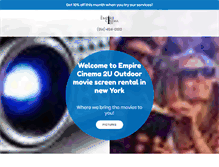 Tablet Screenshot of empirecinema2u.com